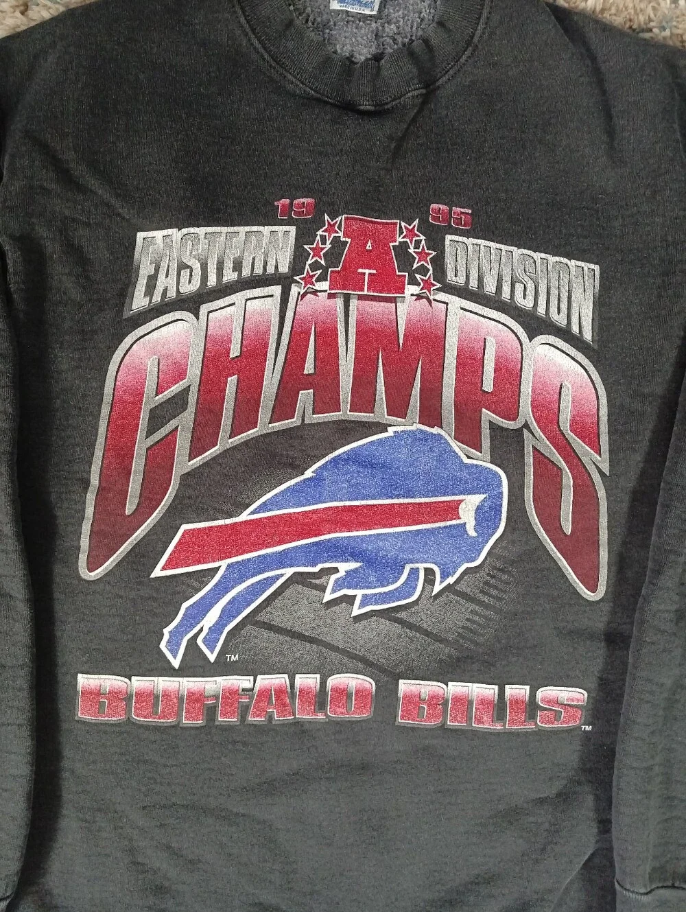 Vintage Salem Sportswear Buffalo Bills NFL 1995 Crewneck Sweatshirt Men's